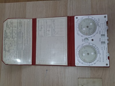 rigla de calcul - aparat pentru reglajul tirului de artilerie 4 foto