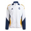 Geacă Fotbal Adidas Real Madrid Presentation White XXL Bărbați