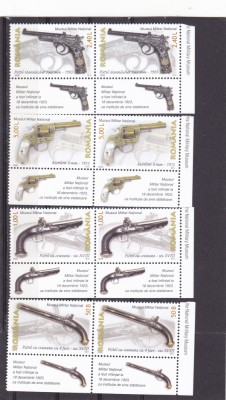 ARME.MUZEUL MILITAR NATIONAL,SERIE IN PERECHE,Lp.1794a,2008, MNH ** ROMANIA. foto