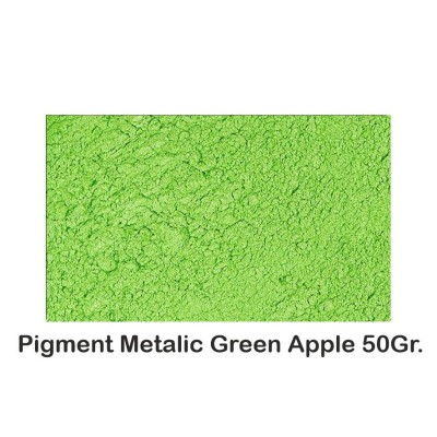 Pigment Metalic Green Apple 50Gr. foto