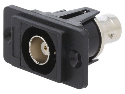 Conector BNC soclu 50&amp;Omega;, argintiu foto