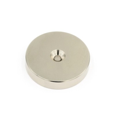 Magnet neodim inel 50 x 5,5 x 10 mm cu șanfren foto