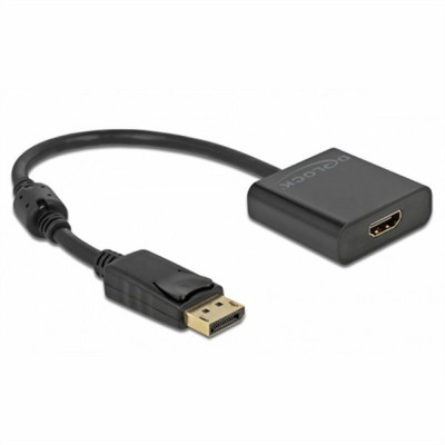DisplayPort to HDMI Adapter DELOCK 63585 Black 20 cm foto