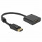 DisplayPort to HDMI Adapter DELOCK 63585 Black 20 cm