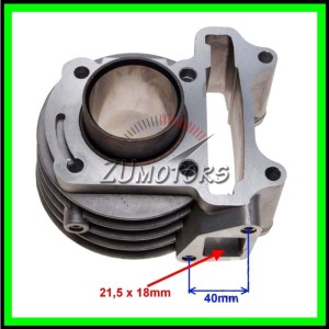 Kit Cilindru 80cc Scuter Chinezesc 4T GY6, Baotian, Kymco, Peugeot