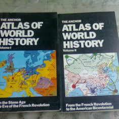 THE ANCHOR - ATLAS OF WORLD HISTORY (2 VOLUME)