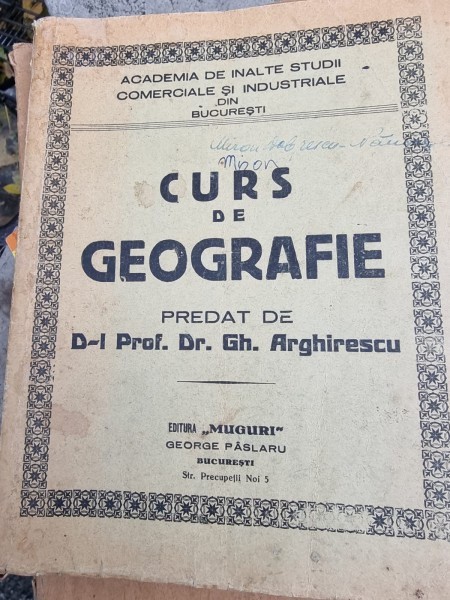 Curs de geografie - Gh. Arghirescu