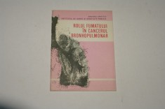 Rolul fumatului in cancerul bronhopulmonar - Elena Barnea