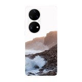 Husa compatibila cu Huawei Nova 9 model Waves crushing stones, Silicon, TPU, Viceversa, Transparent, Carcasa