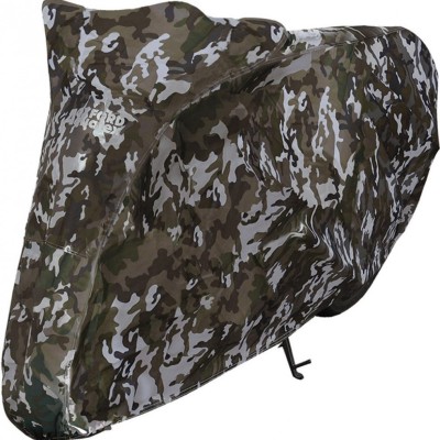 Husa moto Oxford Aquatex Camo, impermeabila, negru/gri marime XL foto