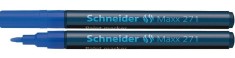 Marker Cu Vopsea Schneider Maxx 271, Varf Rotund 1-2mm - Albastru foto