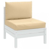 VidaXL Perne de paleți, 2 buc., melanj bej, material textil