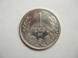 UNGARIA - 1 PENGO 1938 , Ag 640 , LM1.58, Europa