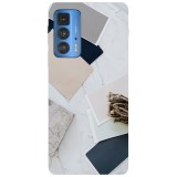 Husa compatibila cu Motorola Edge 20 Lite model Material design, Silicon, TPU, Viceversa, Transparent, Carcasa