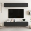 VidaXL Comode TV, 4 buc., negru, 100x30x30 cm, PAL