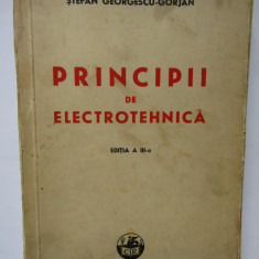 Stefan Georgescu-Gorjan - Principii de Electrotehnica 1941