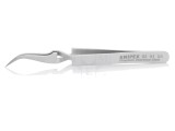 Pensetă de Precizie 115mm cu V&acirc;rf Curbat