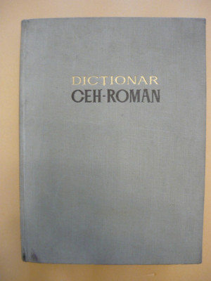 SORIN STATI ( coord. ) - DICTIONAR CEH-ROMAN foto