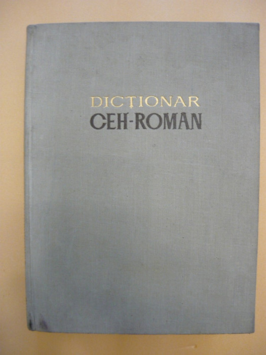 SORIN STATI ( coord. ) - DICTIONAR CEH-ROMAN