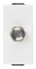 Priza TV de capat tip F 1M Vimar Neve alb 09318