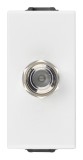 Priza TV de capat tip F 1M Vimar Neve alb 09318