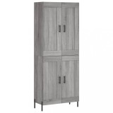 Cumpara ieftin Dulap inalt, gri sonoma, 69,5x34x180 cm, lemn compozit
