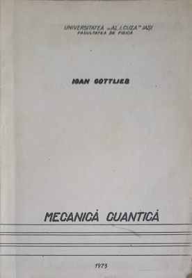 MECANICA CUANTICA-IOAN GOTTLIEB foto