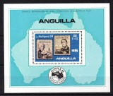 Anguilla 1984 - Timbru pe timbru, Ausipex, colita neuzata