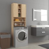 Gossi dulap masina de spalat, stejar sonoma, 64x25,5x190 cm