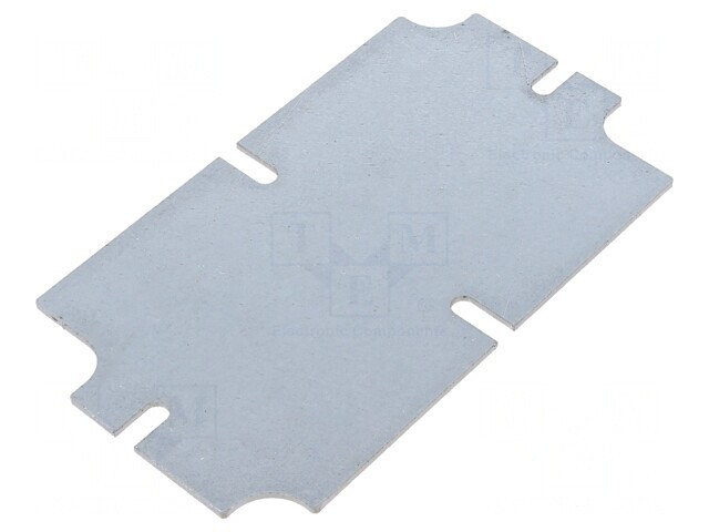 Placă de montare oțel 64,1mm x 114,1mm x 1,5mm