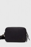 Coach borseta de piele culoarea negru