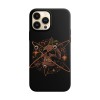 Husa compatibila cu Apple iPhone 11 Pro Max model Skull atom, Silicon, TPU, Viceversa, Transparent, Carcasa