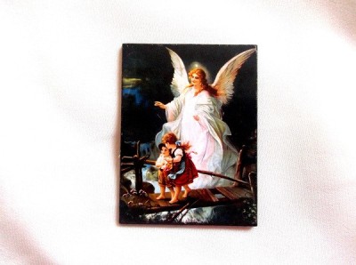 Magnet frigider cu ingeras 41914 foto