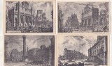 bnk cp Lot 24 cp necirculate - A Vincent Paris copii dupa gravuri Piranesi - Italia