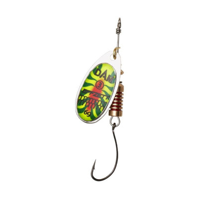 DAM Effzett Singlehook Spinner 2/4g Fire Tiger UV foto