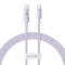 CABLU alimentare si date Baseus Gem, Fast Charging Data Cable pt. smartphone, USB Type-C la USB Type-C 100W, 2m, mov &quot;P10373000511-01&quot; (timbru verde 0