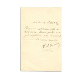 V. A. Urechia, scrisoare către Gheorghe Stephănescu
