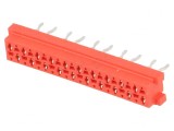 Soclu PCB 20 PIN Micro-MaTch 2x10 THT, TE Connectivity
