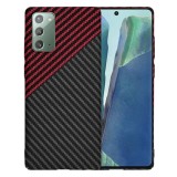 Husa Samsung Galaxy Note 20 Asteroid GSM Carbonite FiberShell, rosu inchis