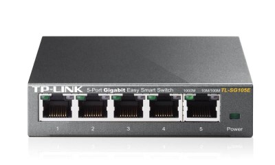 Switch TP-Link TL-SG105E, 5 porturi Gigabit, Desktop, Easy Smart TL-SG105E SafetyGuard Surveillance foto