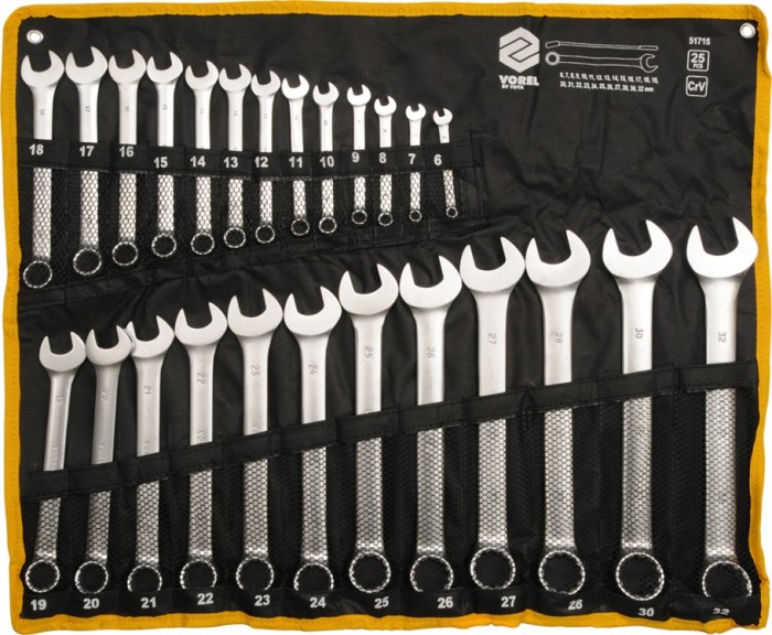 Set 25 chei combinate 6-32 mm VOREL