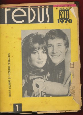 Revista Rebus 1970 - apariţie bilunară. Legate şi copertate, parţial completate. foto
