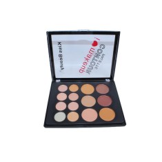 Paleta corectoare Kiss Beauty, I Love Contour Palette, 14 culori