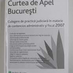 Curtea de Apel Bucuresti, culegere de practica judiciara in materie civila 2007