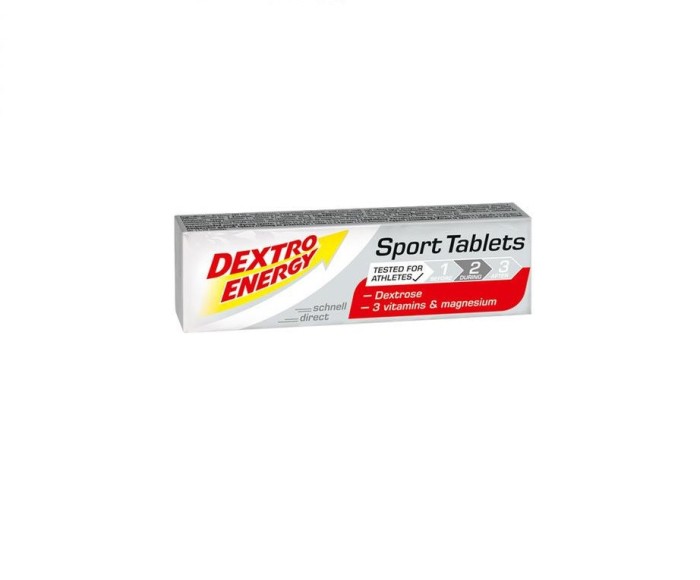 Tablete de dextroza cu vitamine si magneziu SPORT FORMULA 94g