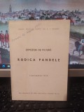 Rodica Pandele, pliant, Expoziția de pictură, București, ianuarie 1970, 120