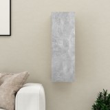 vidaXL Comodă TV, gri beton, 30,5x30x90 cm, PAL