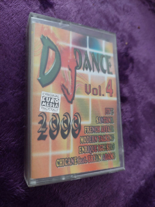 caseta audio Colectie,Originala,DJ DANCE VOL.4,1999 EURO MUSIC Hamburg