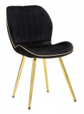 Cumpara ieftin Set 2 scaune Paris Space, Mauro Ferretti, 46x58x77 cm, lemn, negru
