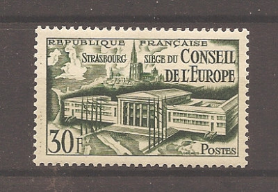 Franta 1952 -Consiliul Europei, MNH foto